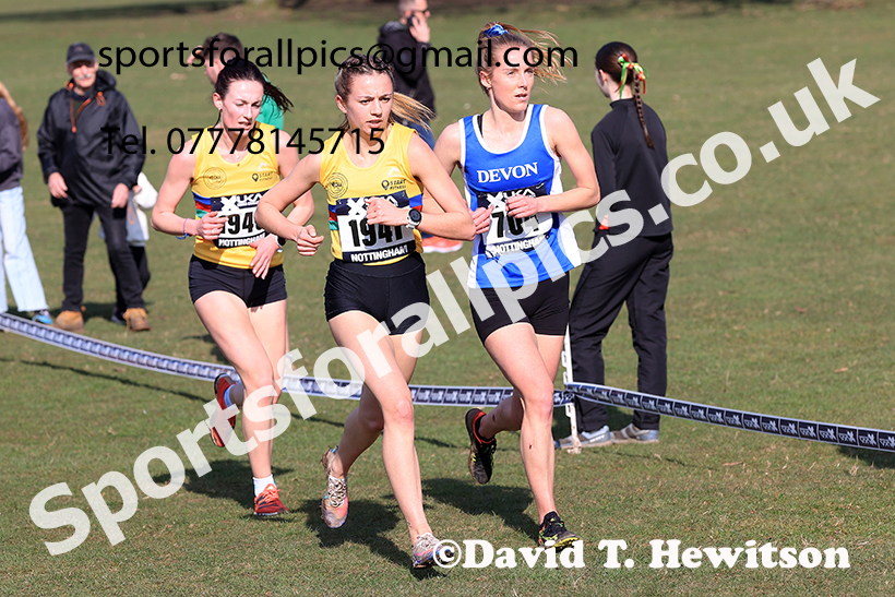 Senior womens 2025 UK CAU Inter Counties Cross Country Champs., Wollaton Park, Nottingham. Photo: David T. Hewitson/Sports for All Pics